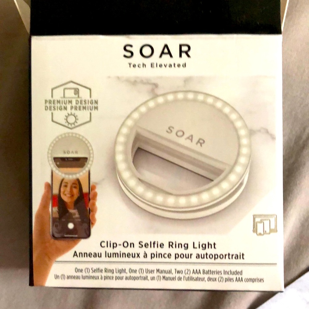 Soar Clip-On Selfie Ring Light